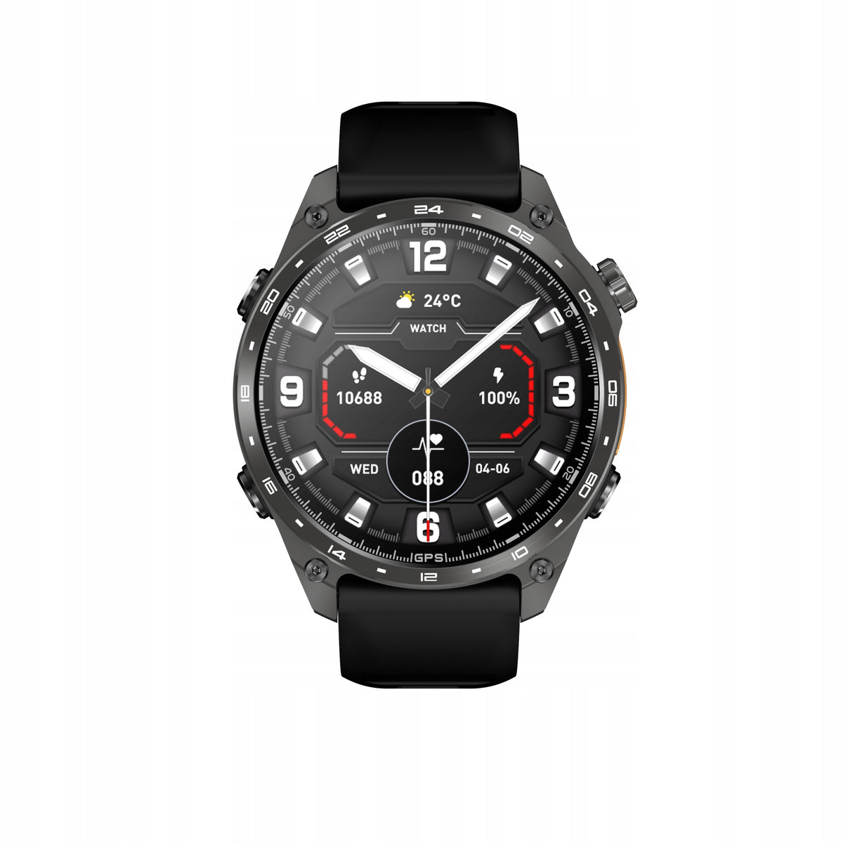 Smartwatch C32 | GPS | AMOLED | 3ATM | LED Flashlight | Navigation | Android iOS