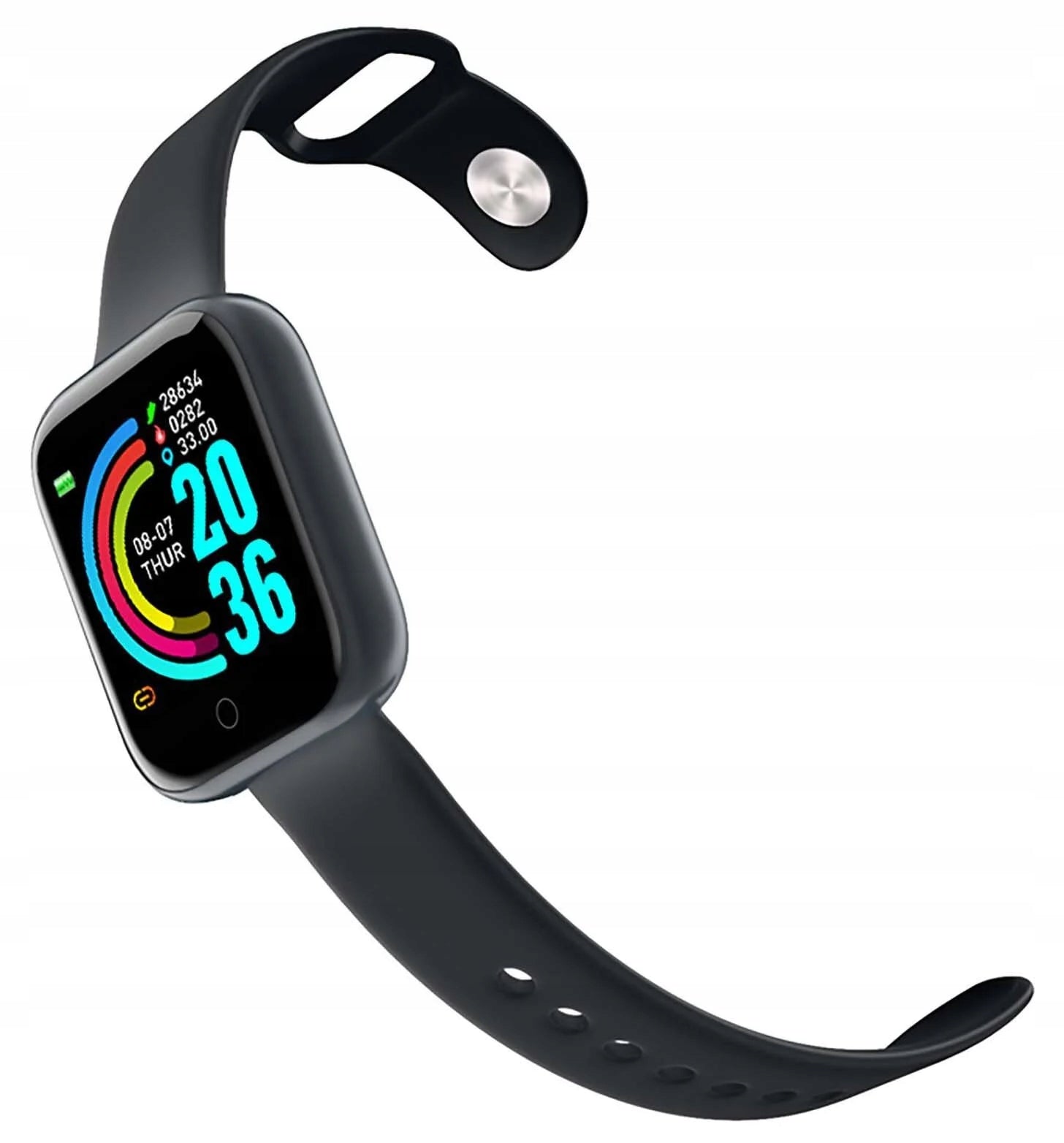 Smartwatch CELLY Trainerbeat Black + Purple Strap Batteries included yes