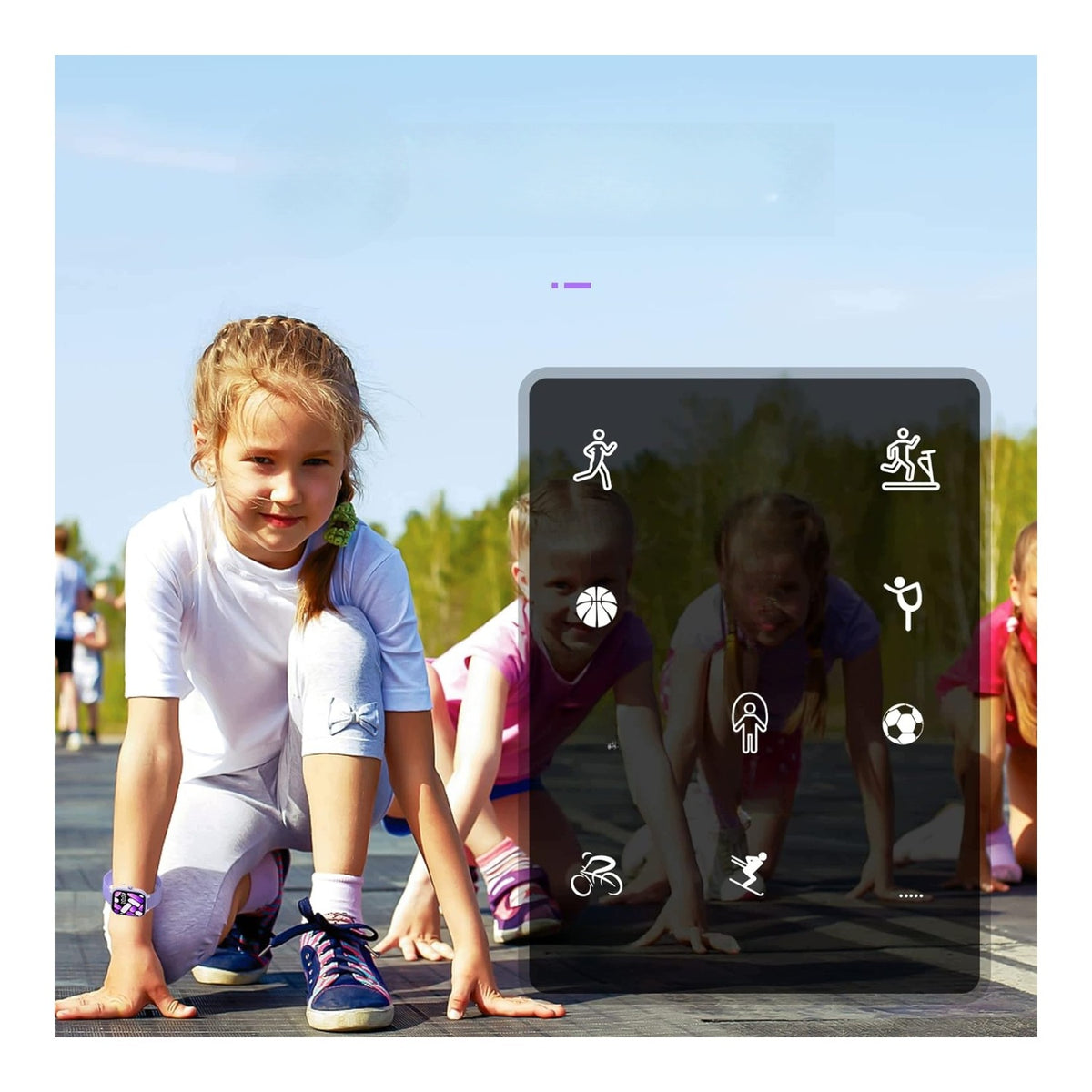 Smartwatch Children's Fitness Watch IP68 Pedometer Sleep Monitor and Heart Rate Manufacturer code Smartwatch Zegarek Dla Dzieci fitness IP68 Kr