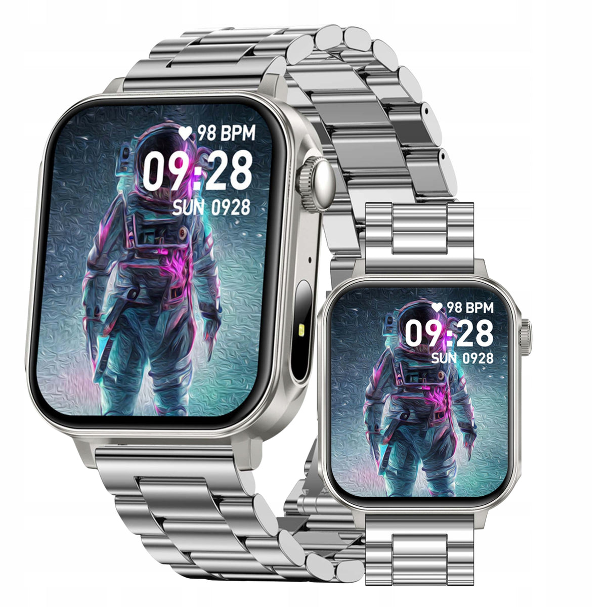 Smartwatch Colmi P80 silver 1.83" HD talk BT 100 sports modes