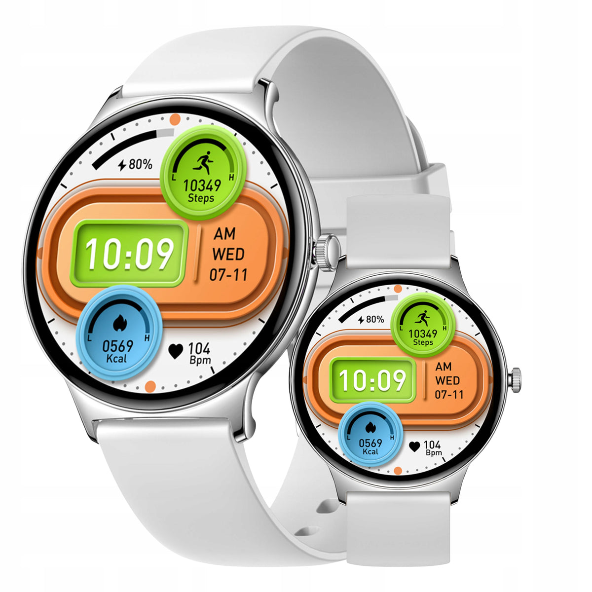 Smartwatch Colmi V89 silver 1.43" AMOLED talk BT 100 sports modes