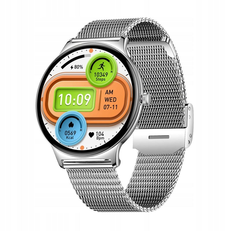 Smartwatch Colmi V89 silver steel 1.43" AMOLED talk BT 100 modes EAN (GTIN) 6972436987214
