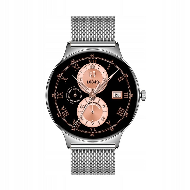 Smartwatch Colmi V89 silver steel 1.43" AMOLED talk BT 100 modes Packaging status original