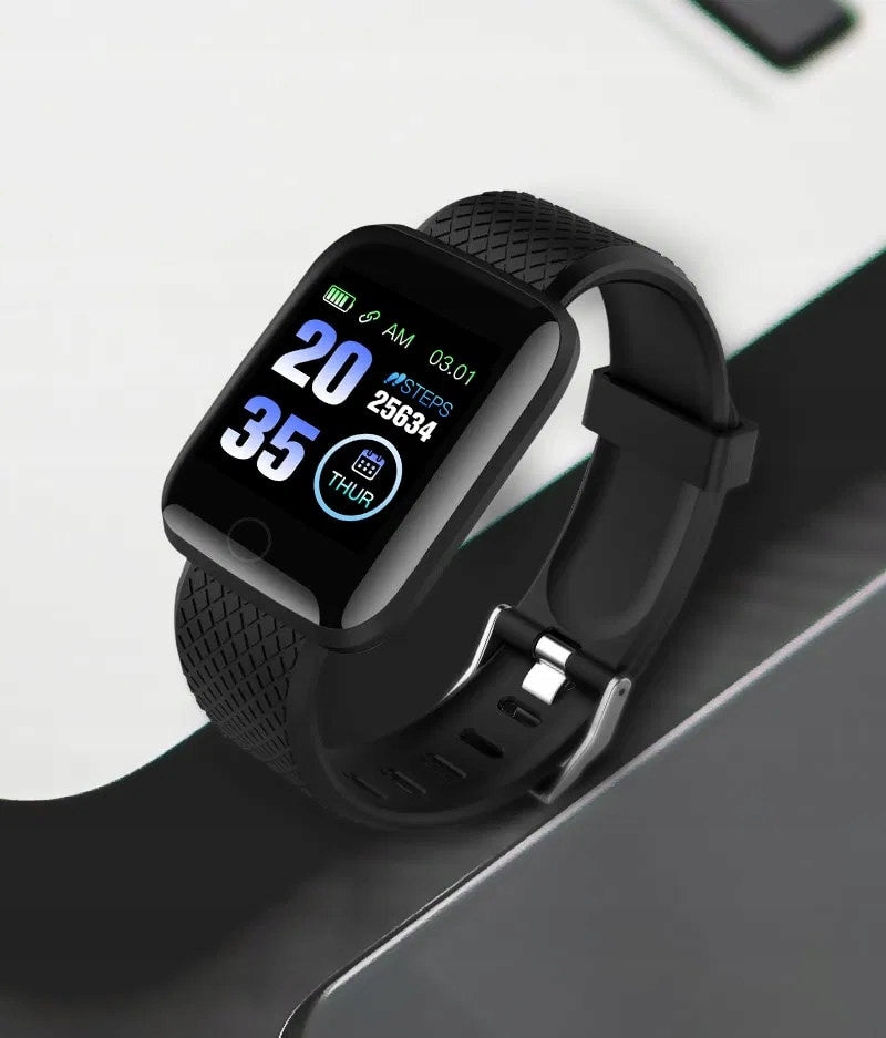 Smartwatch D13 Bluetooth heart rate monitor pedometer notifications FitPro black Brand RETOO