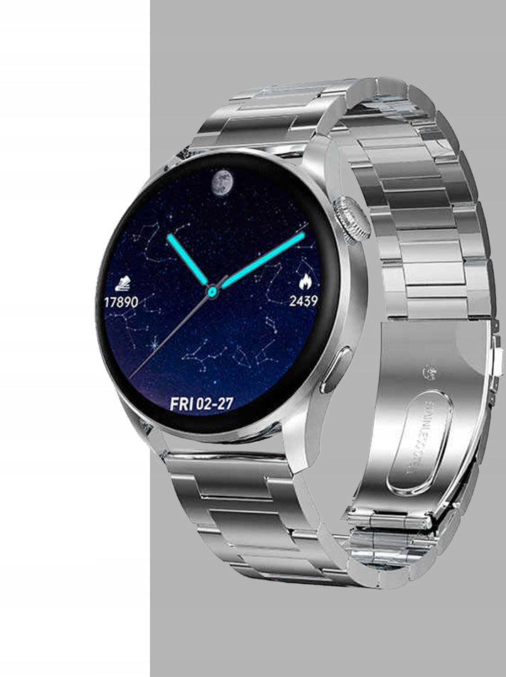 Smartwatch Elegant Watch Waterproof Sports Measurement Health Menu PL Brand BlueQ
