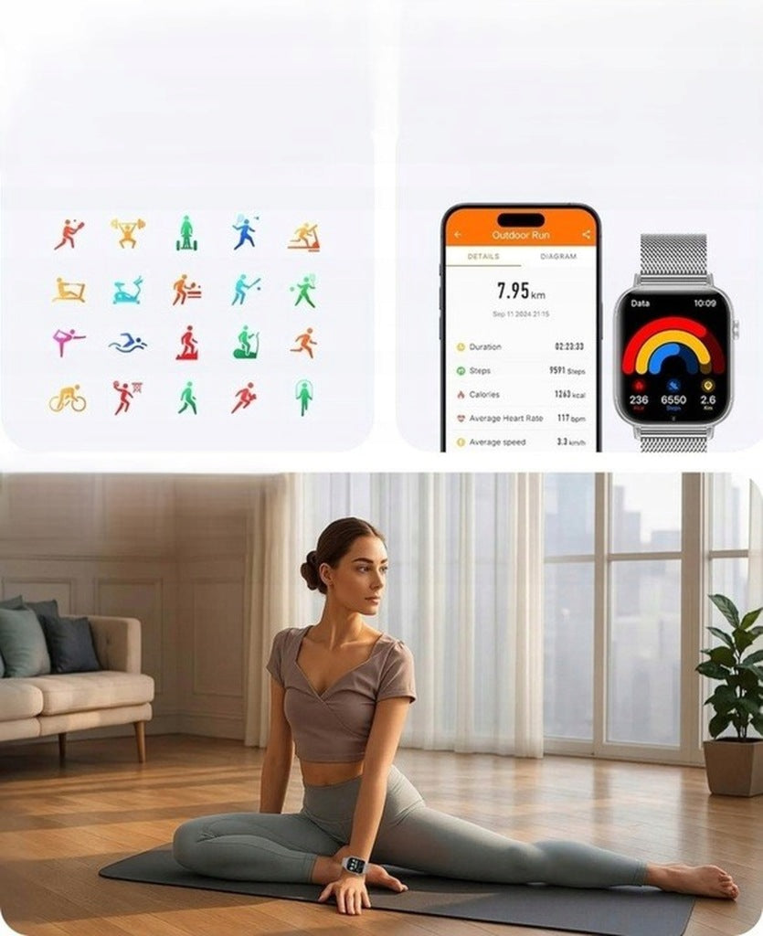 Smartwatch FITONME F128 Silver Manufacturer code B0DK2T2QNQ
