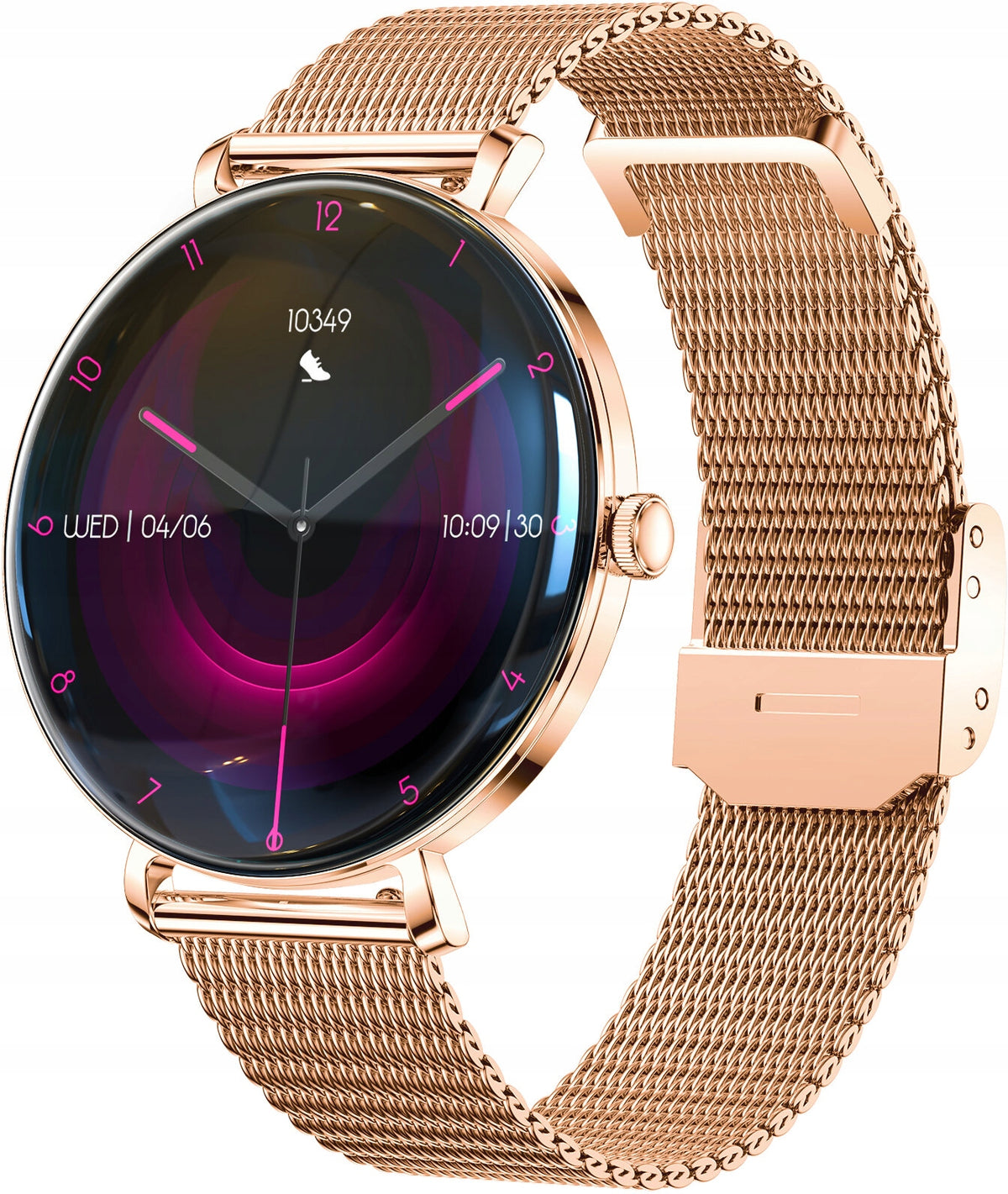 Smartwatch FOREVER SB-370 Lucca Rose gold + Patch strap Strap material other