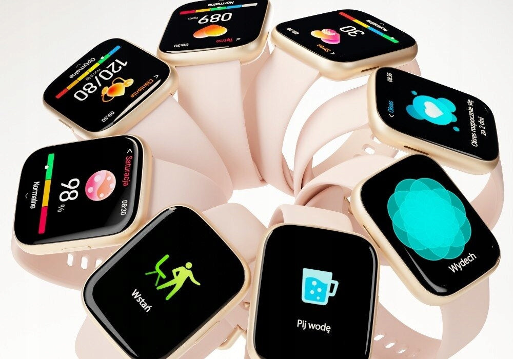 Smartwatch FOREVER SW-330 ForeVigo 4 Rose gold Color gold