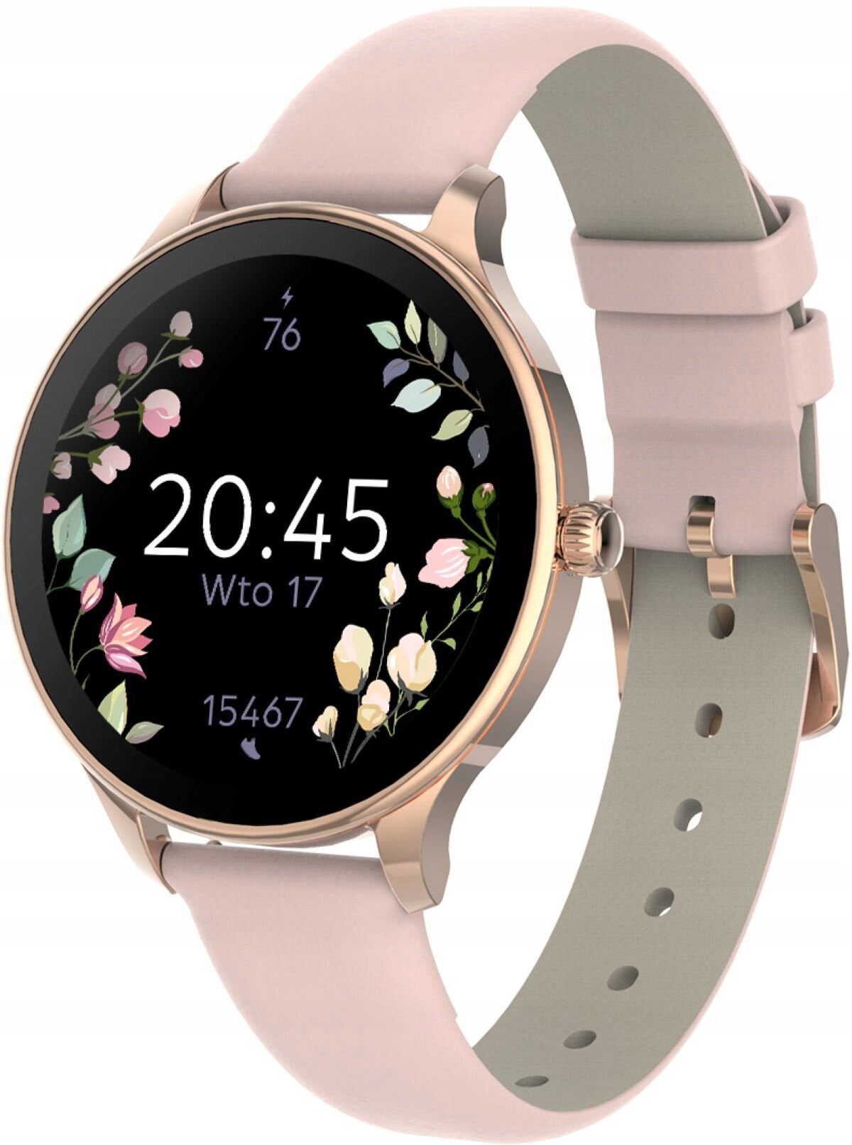 Smartwatch FOREVER Velora SB-306 Pink-gold Batteries included yes