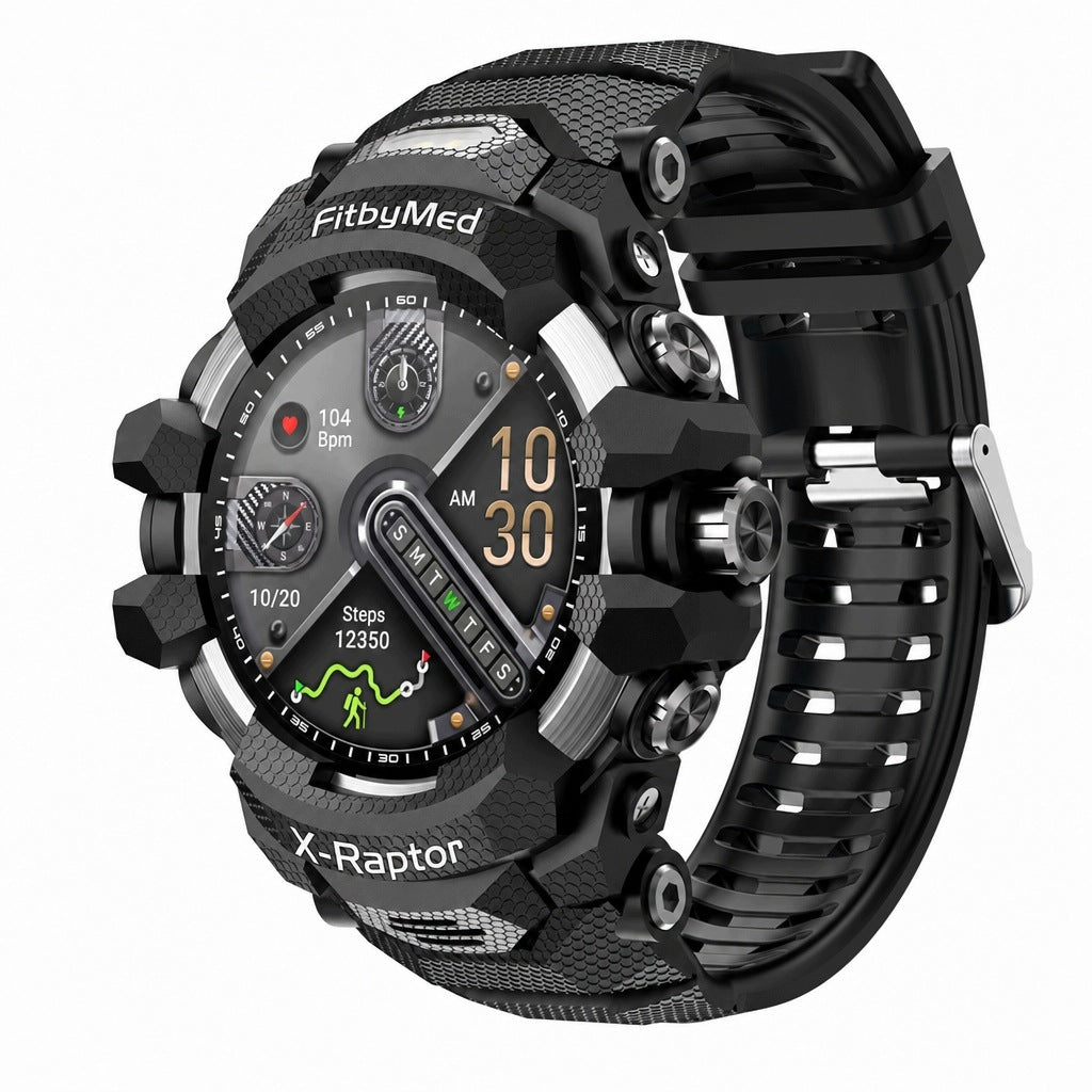Smartwatch FitbyMed X-Raptor black