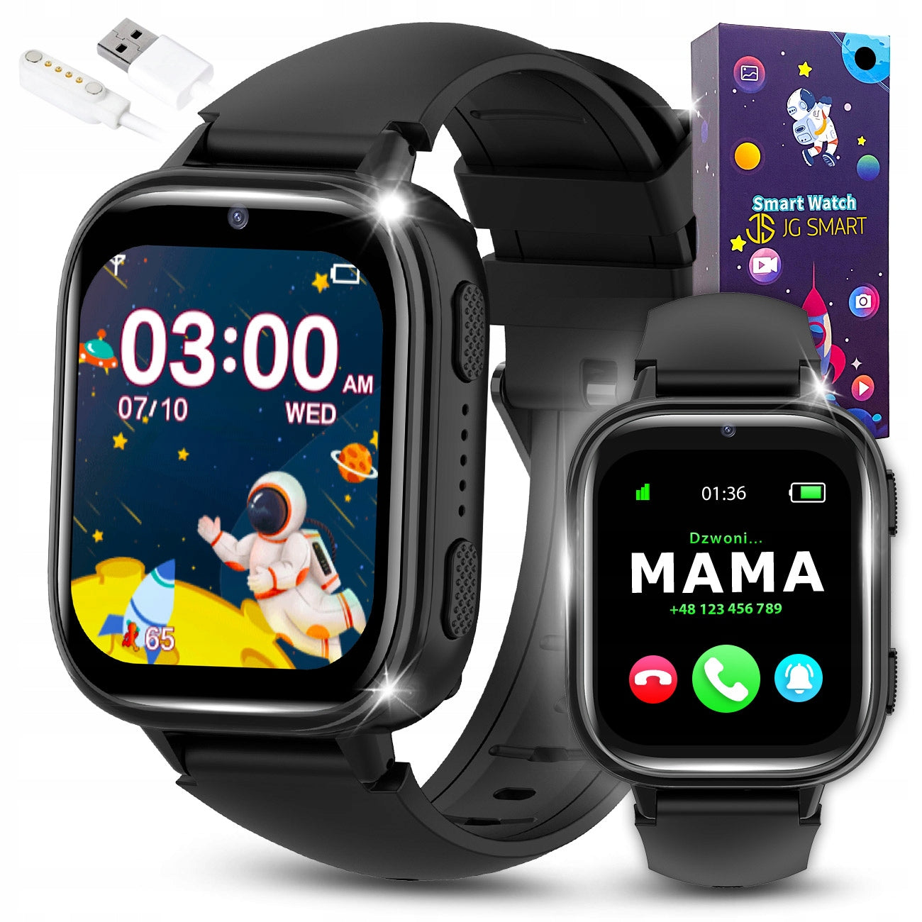 Smartwatch For Children's Watch SIM Phone Games Learning Camera Fairy Tales Packaging status original