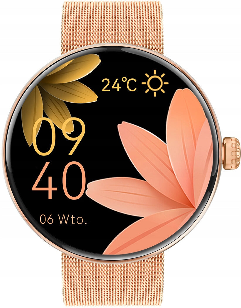 Smartwatch Forever Forevive 5 SB-365 Gold Packaging status original