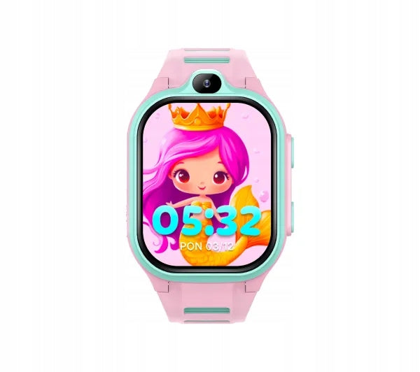 Smartwatch Forever Kids 4G Boost nanoSIM WiFi GPS SOS Camera Pink Brand Forever
