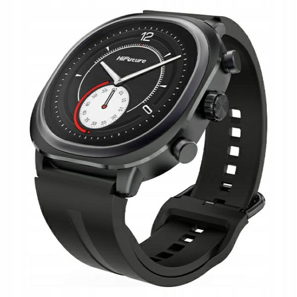 Smartwatch FutureFit AIX Lite black Bluetooth Android round HiFuture Brand HiFuture