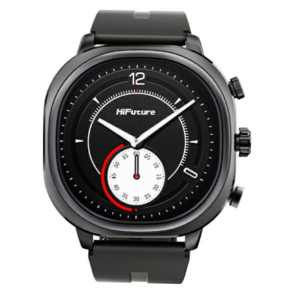 Smartwatch FutureFit AIX Lite black Bluetooth Android round HiFuture