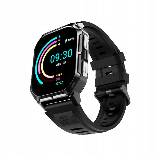 Smartwatch FutureFit Ultra3 black Bluetooth heart rate monitor HiFuture Brand HiFuture