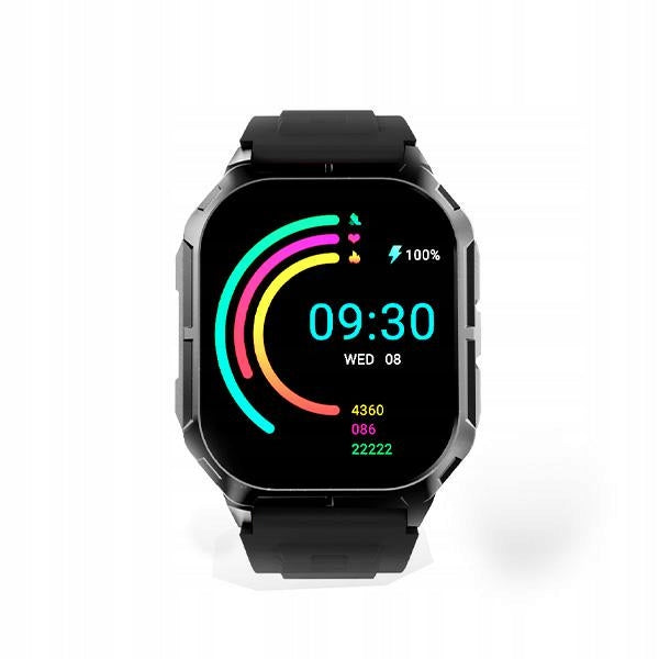 Smartwatch FutureFit Ultra3 black Bluetooth heart rate monitor HiFuture