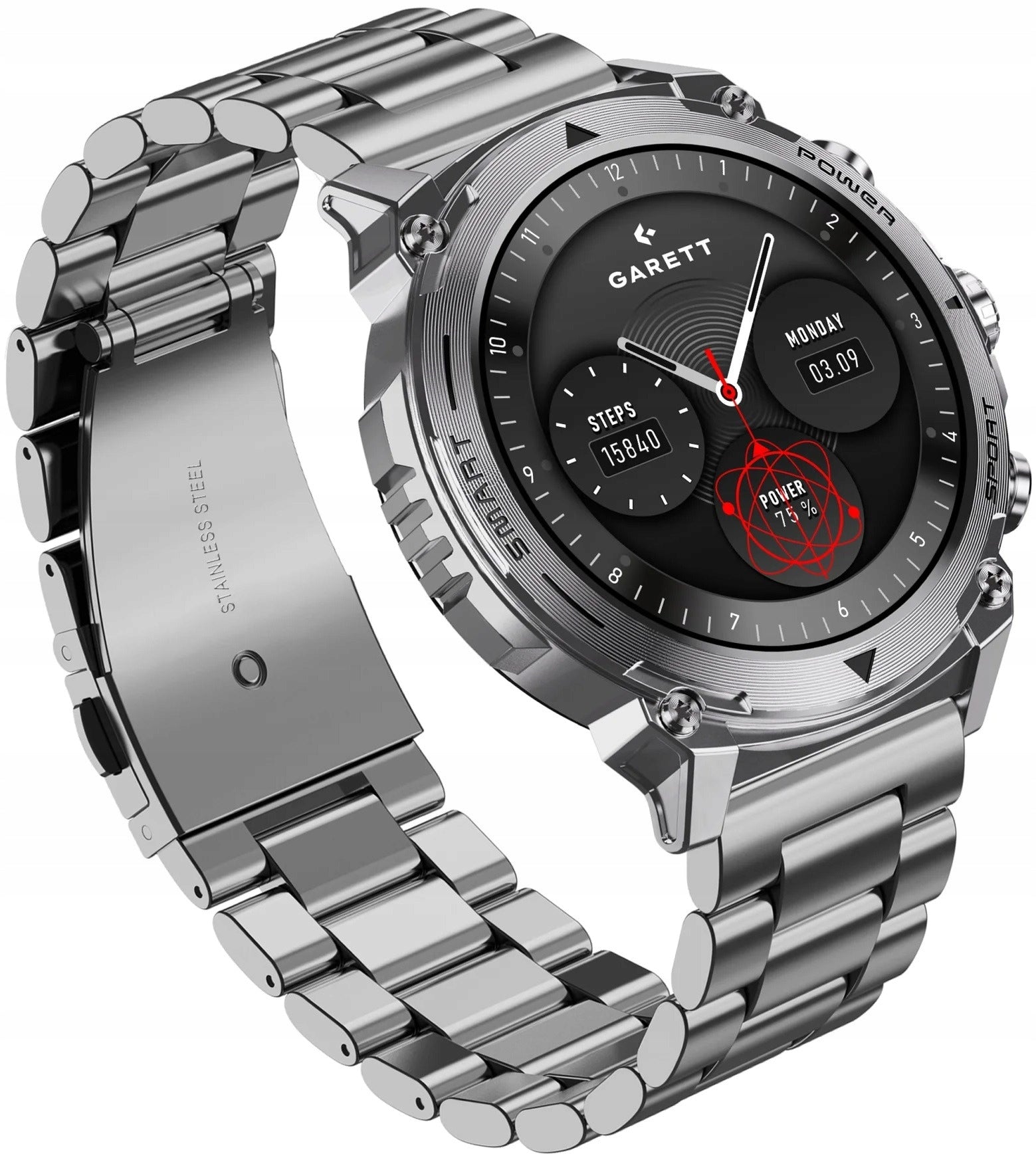 Smartwatch GARETT Atom Silver