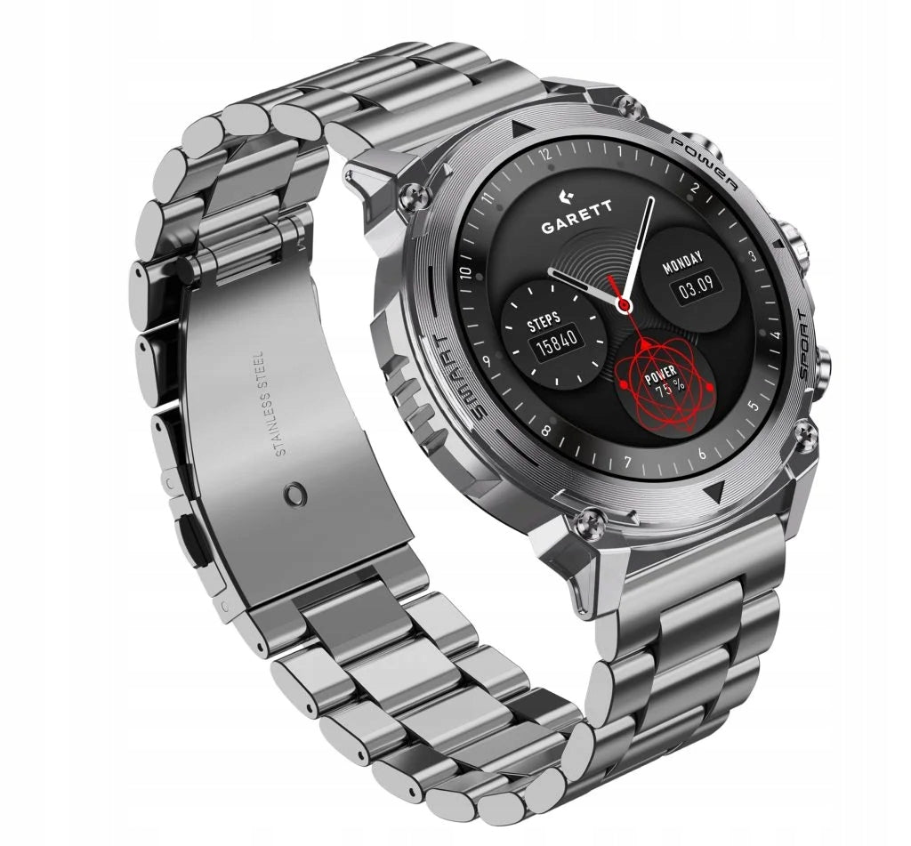 Smartwatch GARETT Atom Steel Silver