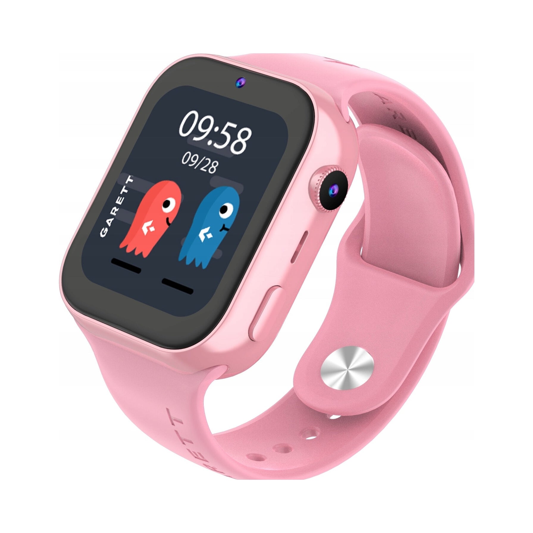Smartwatch GARETT KIDS TWIN 2 Pink 4G GPS WiFi Camera Video Call SOS AI