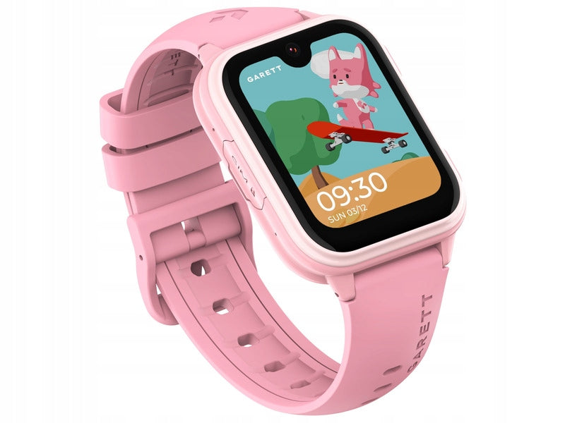 Smartwatch GARETT Kids Vibe 4G Pink Strap material rubber