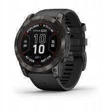 Smartwatch GARMIN Fenix 7X Pro Solar with black strap Packaging status original
