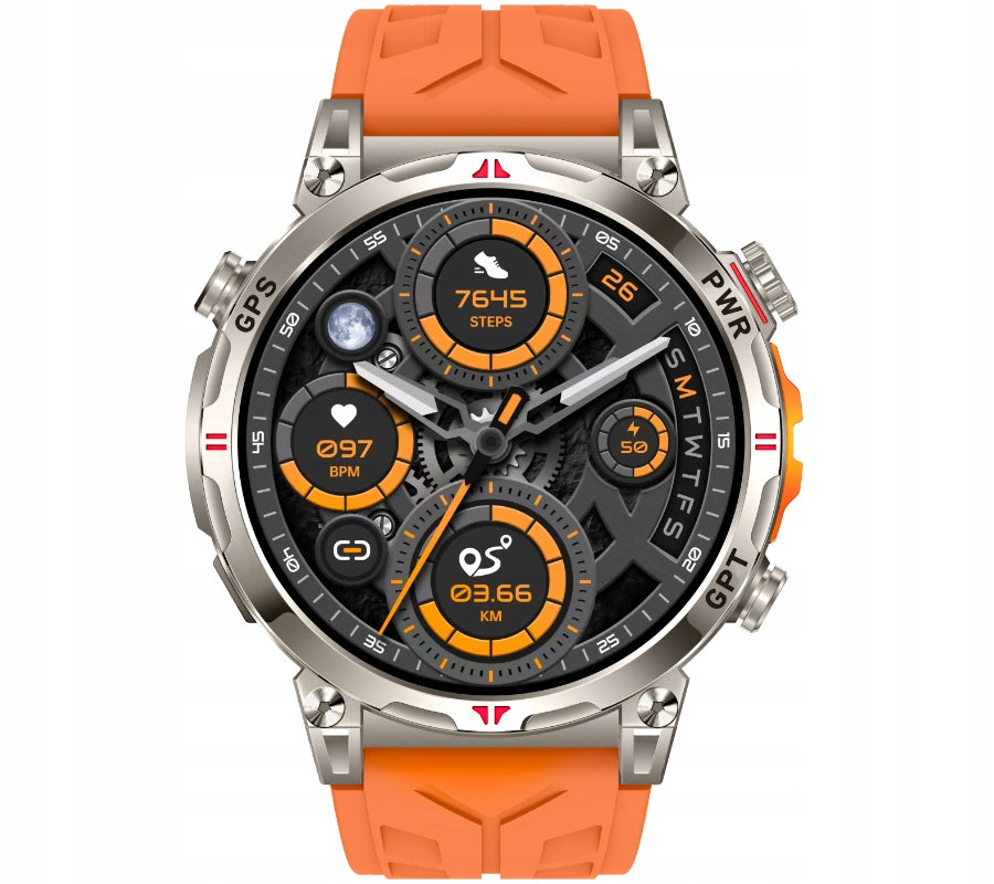Smartwatch GPS AMOLED powerful battery 650mAh talk BT 100+ sport outdoor Packaging status original