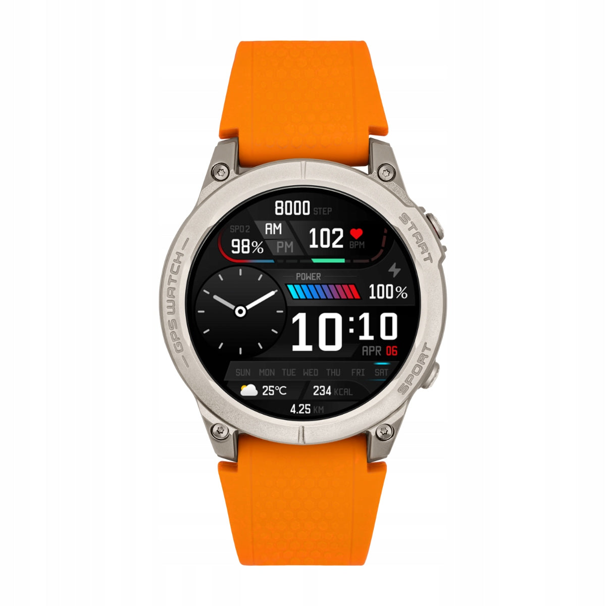 Smartwatch GPS Watch orange Watchmark