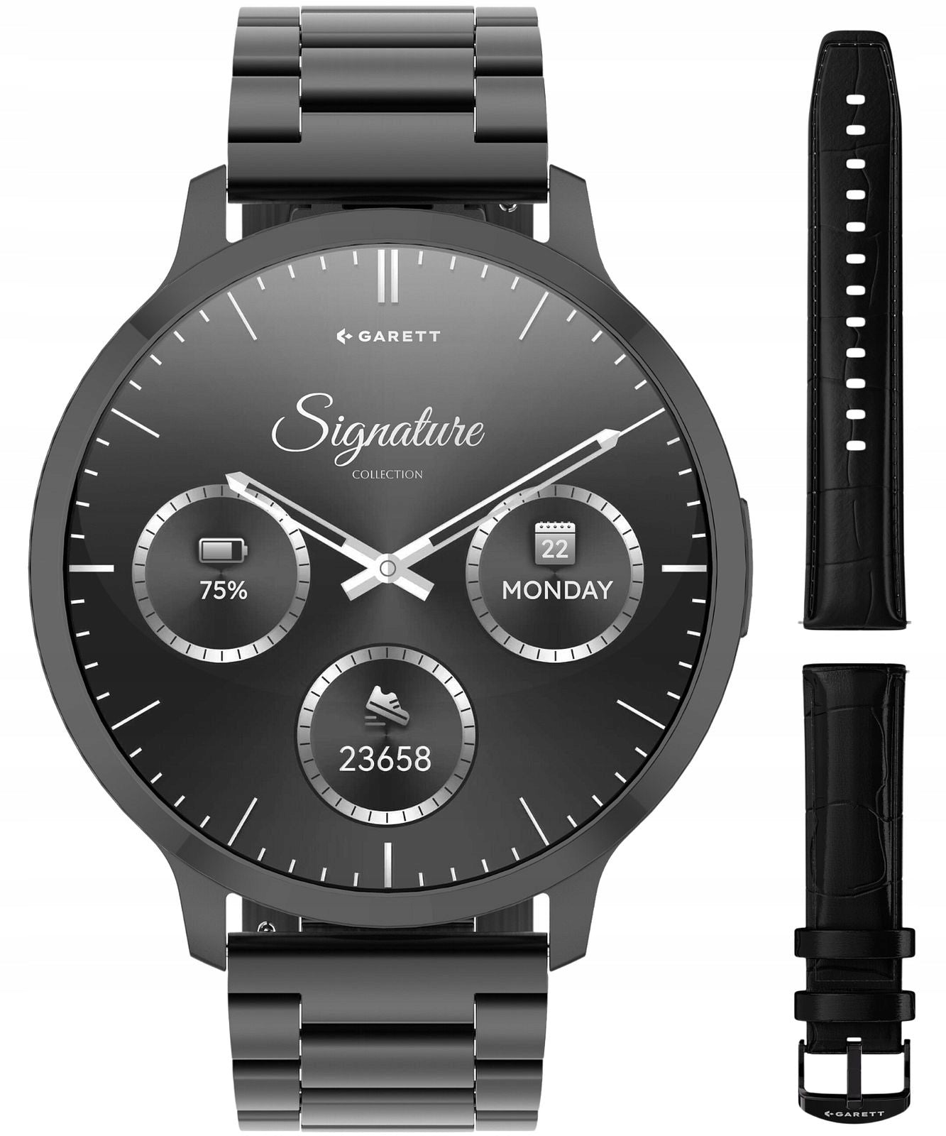 Smartwatch Garett Edge black solid Black Solid SET