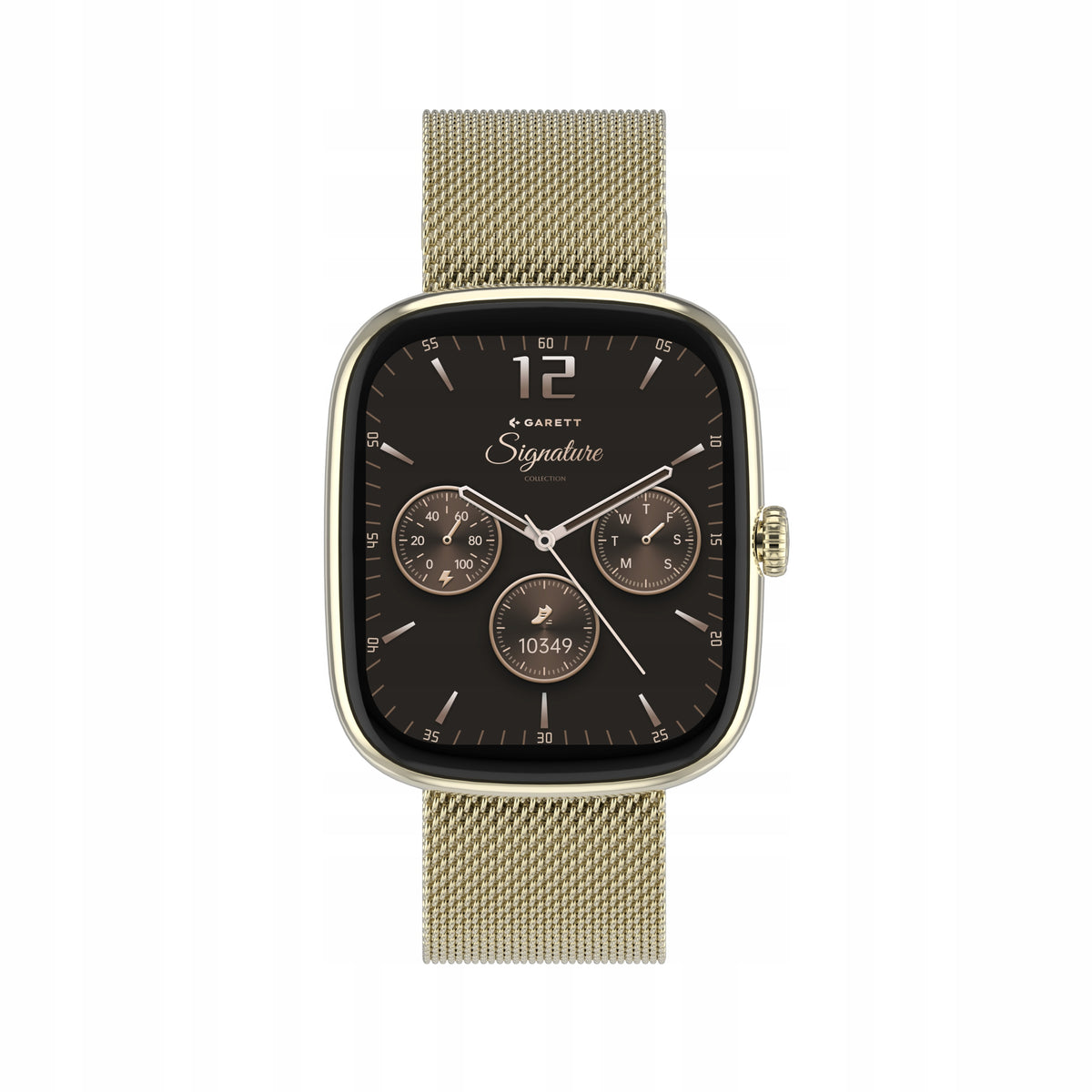 Smartwatch Garett Flow Gold AMOLED 1,75" Bluetooth Conversation IP68 Manufacturer code 5904238485033