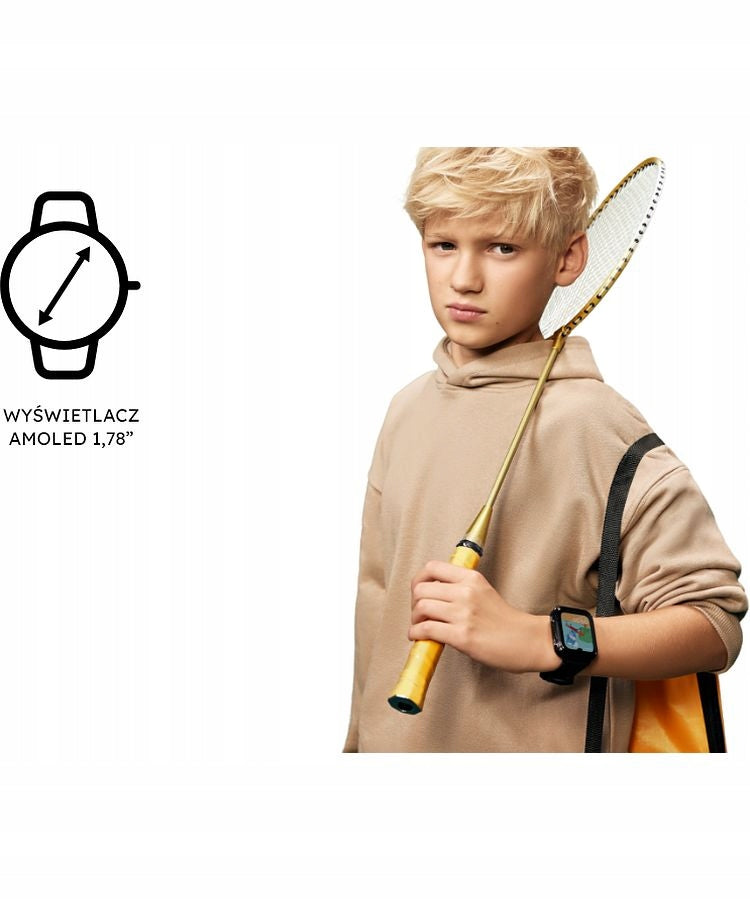 Smartwatch Garett Kids Vibe AI 4G Black Packaging status original