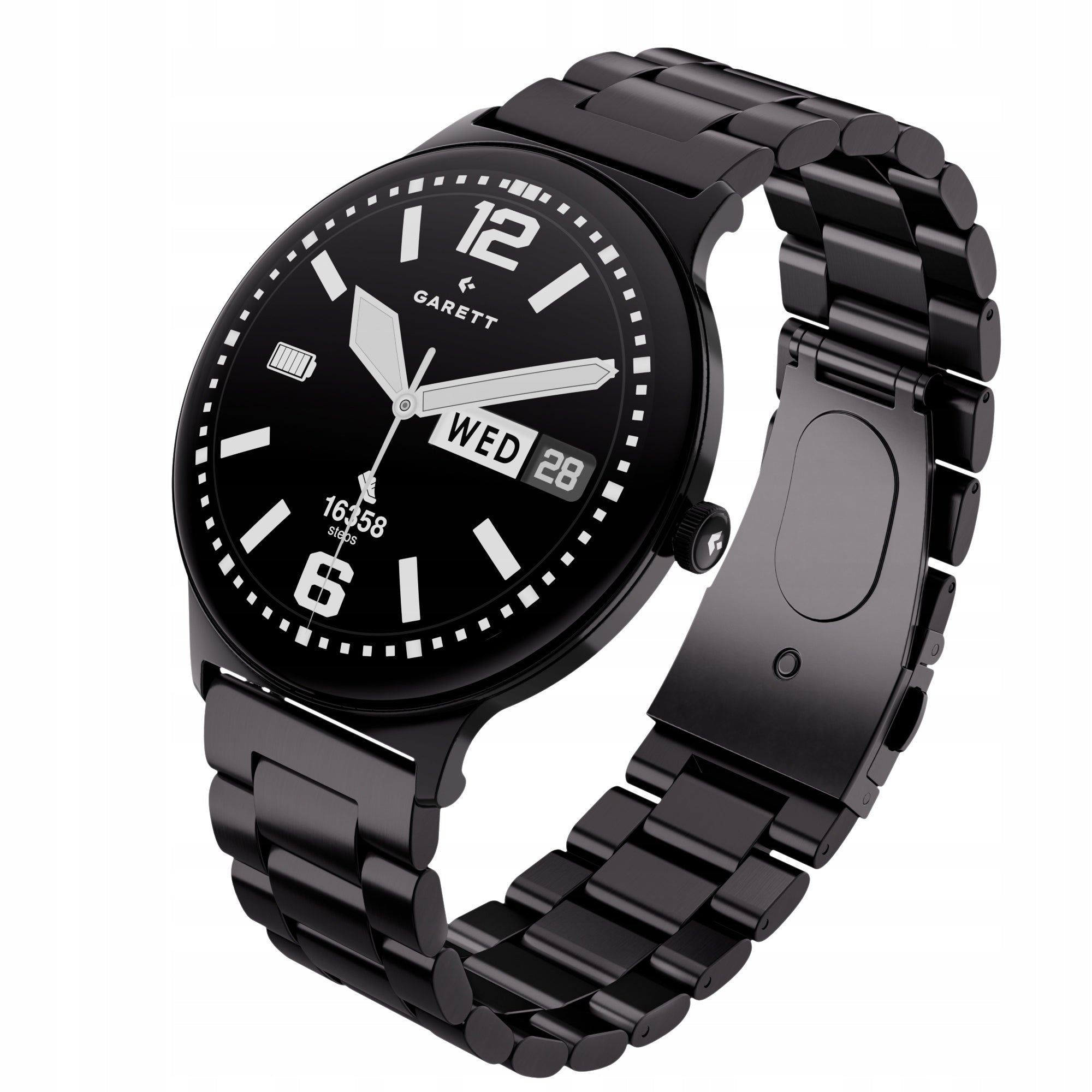 Smartwatch Garett Quantum Glow AMOLED BT Talk 100+ Sport Black Steel