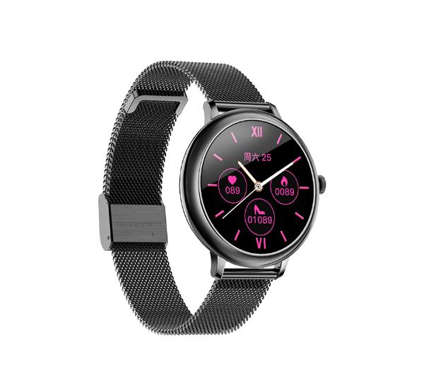 Smartwatch Garett Women Emma Plus black 2 stripes Brand Garett