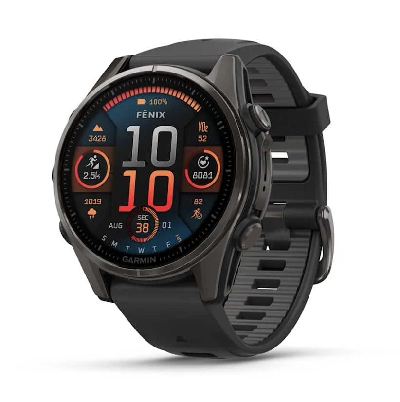 Smartwatch Garmin Fenix 8 43 mm AMOLED Sapphire Carbon Gray Black