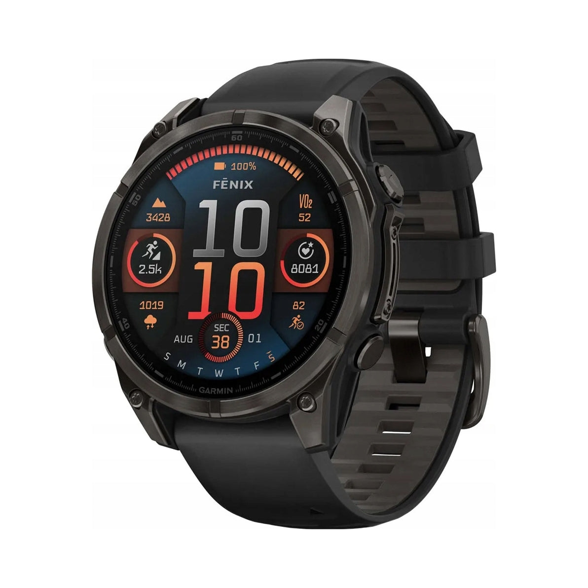 Smartwatch Garmin Fenix 8 AMOLED Sapphire Titanium grey