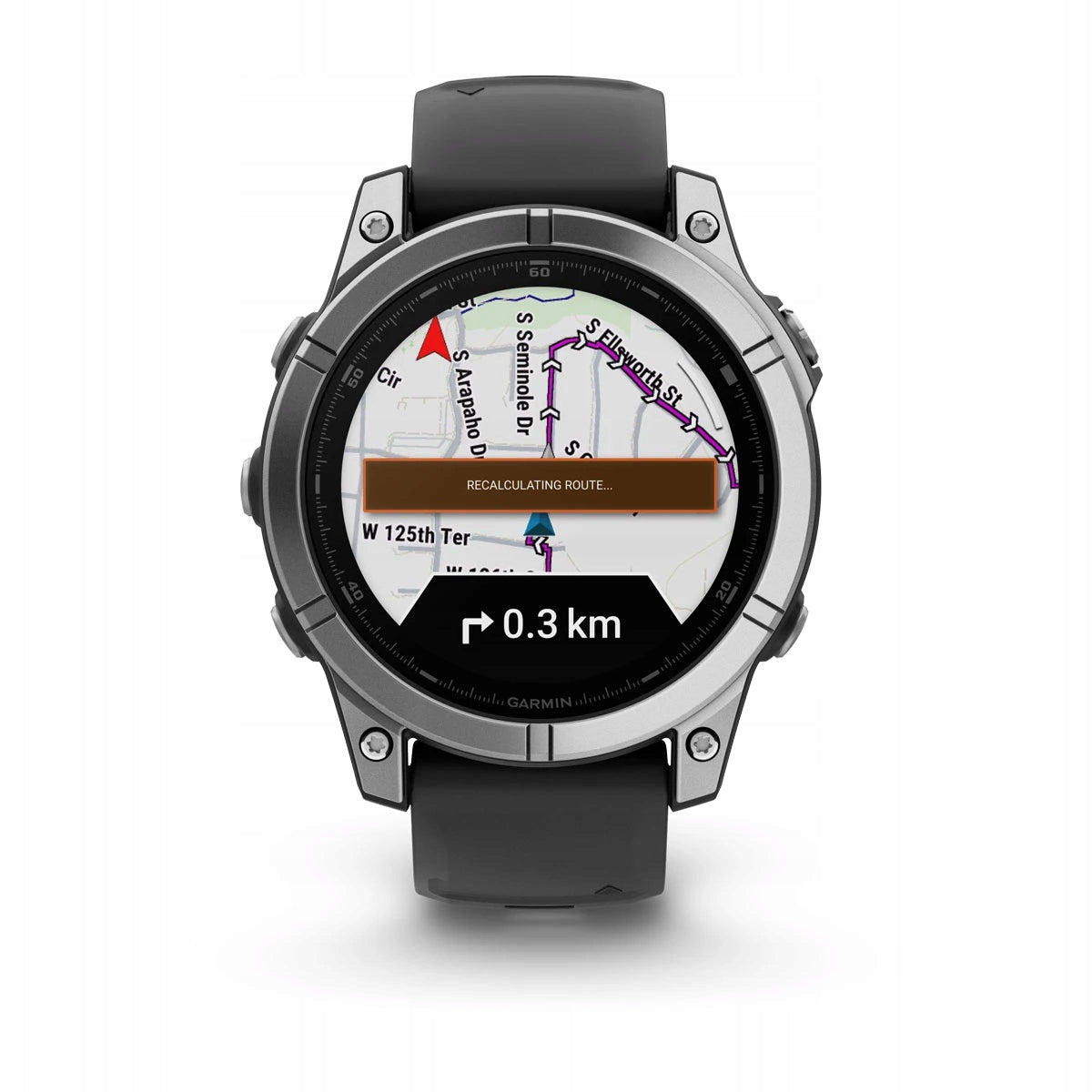 Smartwatch Garmin Fenix E AMOLED 47mm stainless steel silver 010-03025-00 Packaging status original