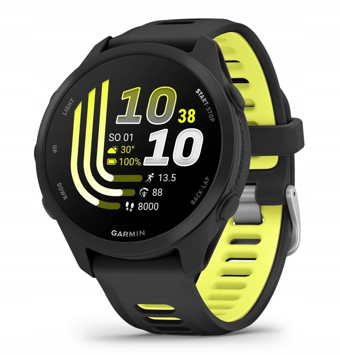 Smartwatch Garmin Forerunner 170 Black / Amp Yellow
