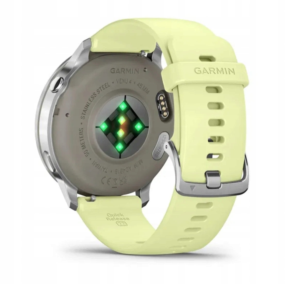 Smartwatch Garmin Venu 4 45 mm green rubber GPS 010-03014-02 Manufacturer code 010-03014-02