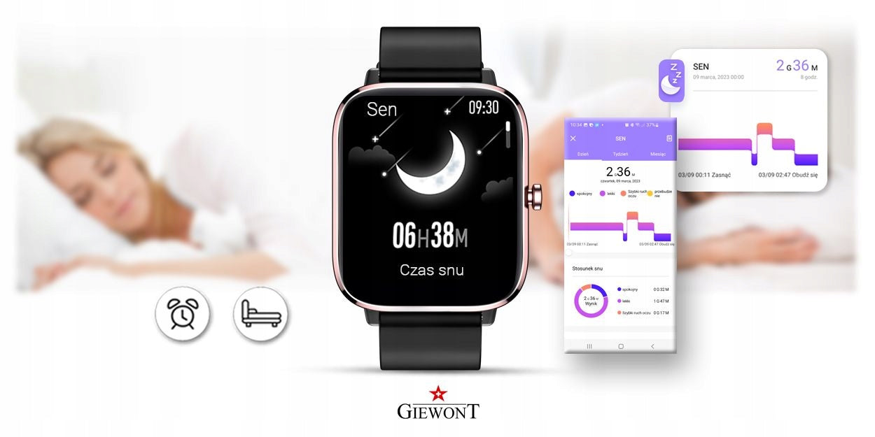 Smartwatch Giewont Pink-Black GW230-3 Model other