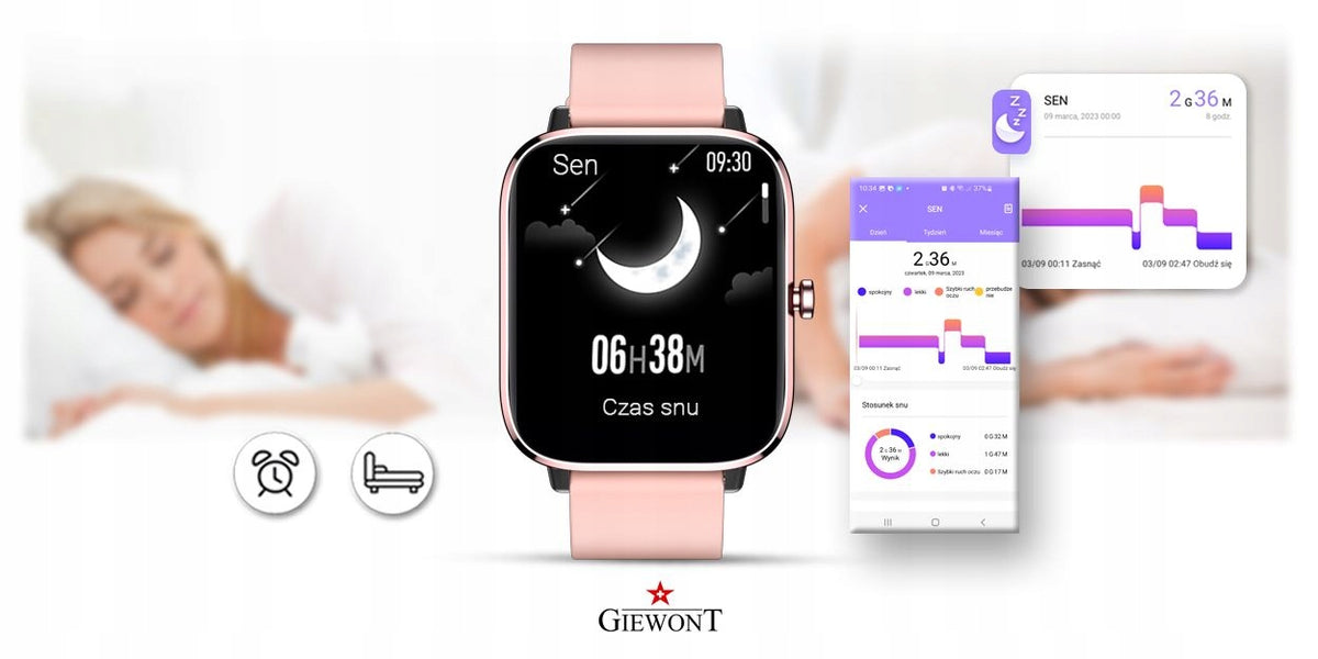 Smartwatch Giewont Pink GW230-1 Brand Giewont