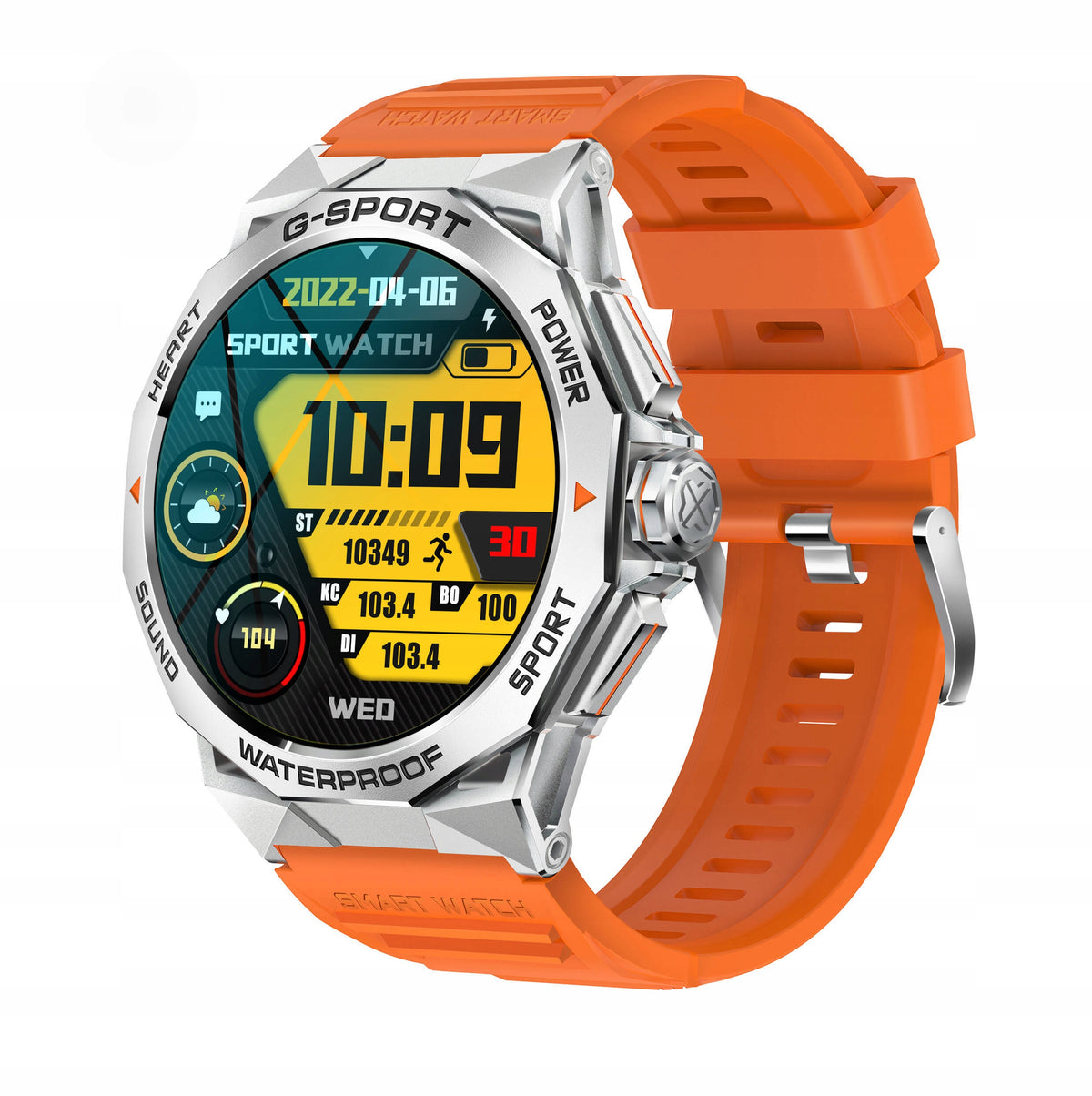 Smartwatch GlacierX Guardian Silver silver
