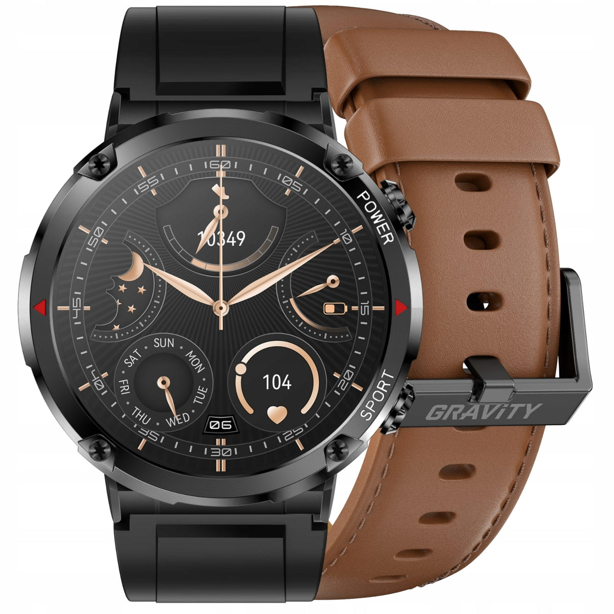 Smartwatch Gravity brown GT21-4 Packaging status original