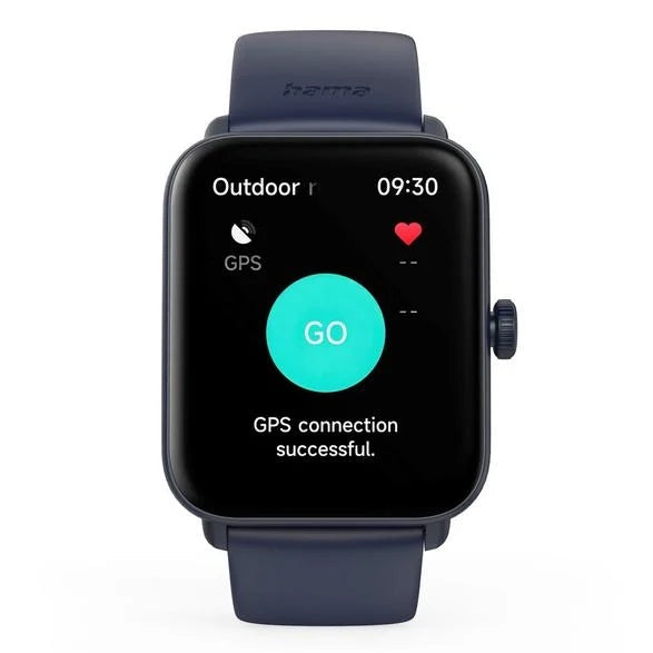 Smartwatch HAMA 6010 GPS Rectangle Blue Packaging status original