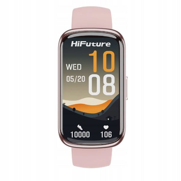 Smartwatch HiFuture EVO2 pink touch screen Bluetooth Android rubber Model other