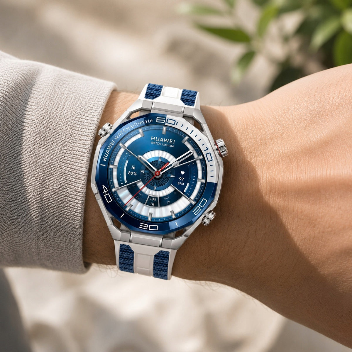 Smartwatch Huawei Watch Ultimate 2 MCH-AL00 Silver Blue 48mm Model Watch Ultimate 2