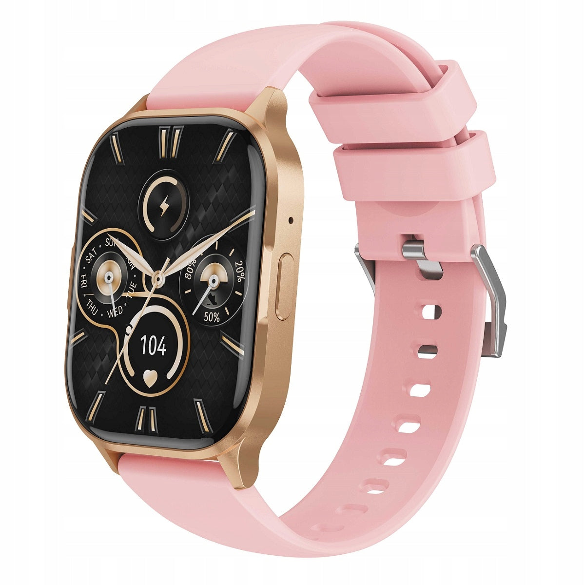 Smartwatch J10 Amoled pink-gold XO