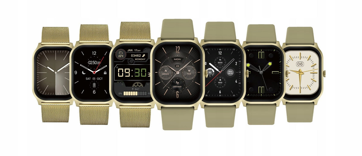 Smartwatch KODAK SW-7224 Gold GPS Heart Rate Monitor Pulse Oximeter Android iOS Brand no brand