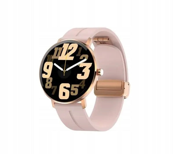 Smartwatch Kiano Watch Venus Gold Pink NFC AMOLED + additional strap Brand Kiano