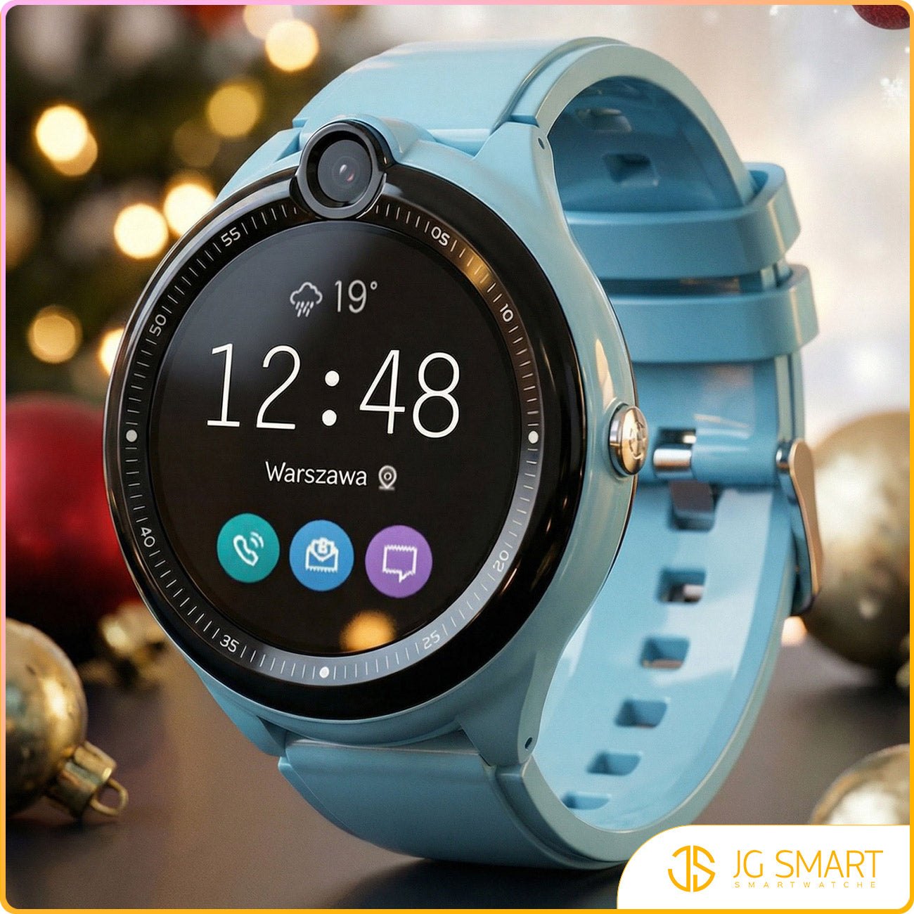 Smartwatch Kids Menu PL LTE with GPS 4G Video-Conversation Camera Locator Manufacturer code smart watch dziecięcy dla dziecka lokalizator
