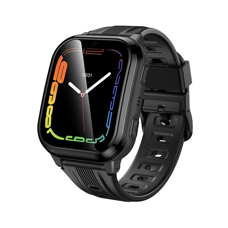 Smartwatch Kids Watch 4G GPS With Ringing Function Hoco Y108 Black Packaging status original